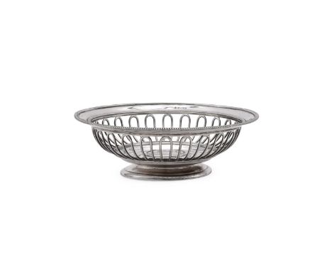 
	
		AN EDWARDIAN SILVER PIERCED BOWL
		MARTIN, HALL &amp; CO., SHEFFIELD 1907
		With a nulled border, pierced body, engraved