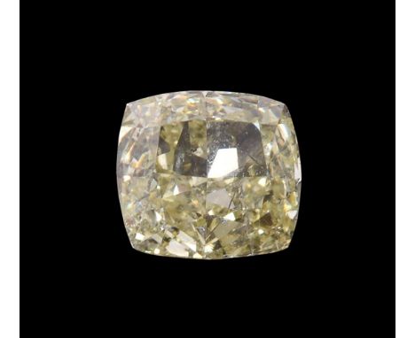 
	
		AN UNMOUNTED FANCY LIGHT YELLOW DIAMOND
		The modified rectangular brilliant cut diamond weighing 0.75 carats
		Offered 