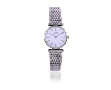 
	
		LONGINES, GRAND CLASSIC, REF. L4.209.4 
		STAINLESS STEEL BRACELET WATCH, NO. 42707633, CIRCA 2016
		Movement: Cal. L.20