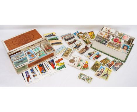 LARGE SELECTION OF CIGARETTE, TEA AND OTHER CARDS
including examples by Wills, John Player, Churchman, Senior Service, Carrer