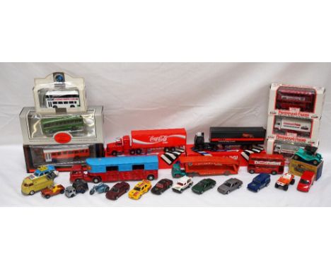 SELECTION OF BOXED CORGI VEHICLES
including the Scammel container truck, Seddon Atkinson container truck, BMW M3 racing car, 