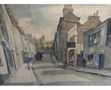 R Y FERGUSON
Street Scene, watercolour, signed, 36cm x 48.5cm
