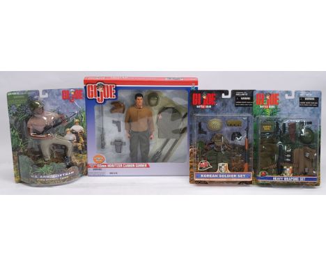 Hasbro (Sealed) GI Joe group to include (1) #53034 Korean War - 155mm Howitzer Cannon Gunner; (2) #81504 U.S. Army Vietnam; (