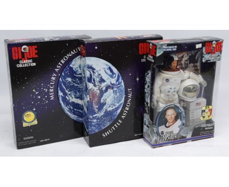 Hasbro/Kenner GI Joe Classic Collection space related group to include (1) #81521 Colonel Buzz Aldrin; (2) #81398 Mercury Ast