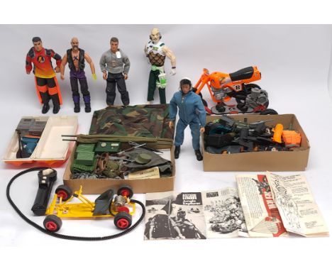 Palitoy/Hasbro Action Man loose/unboxed vintage Go Kart and dressed painted head figure, not tested and not checked for compl