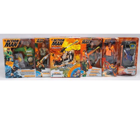Hasbro modern Action Man group to include (1) Operation Camouflage figure and accessories; (2) Mission Extreme figure and acc