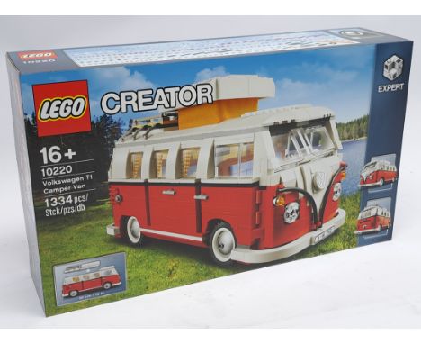 Lego (Sealed) #10220 Creator - VW Volkswagen T1 Camper Van, within Excellent to Near Mint sealed packaging (minor scuffs on t