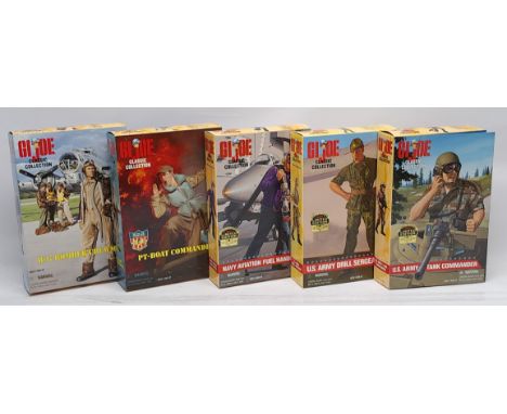 Hasbro/Kenner GI Joe Classic Collection group to include (1) #81346 U.S. Army Tank Commander; (2) 81353 U.S. Army Drill Serge