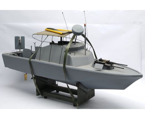 Large 1:6th Scale wooden boat, with stand and lifting/carry straps - generally Good, some attention to cleaning required - se