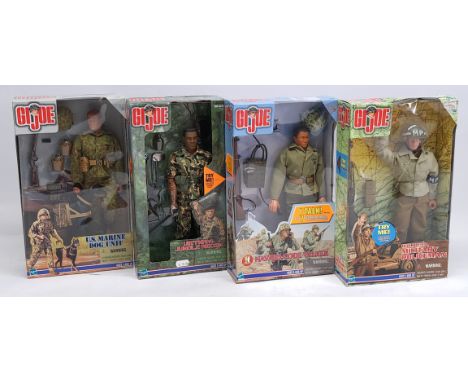 Hasbro (Sealed) GI Joe group to include (1) #81567 WW II E.T.O. Military Policeman; (2) #81576 Navajo Code Talker; (3) #81592