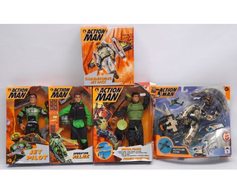Hasbro modern Action Man group to include (1) Altitude Atak figure and accessories (Sealed); (2) Operation P.I.L.O.T. figure 