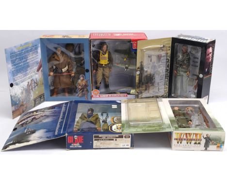 GI Joe/Dragon 1:6th Scale boxed group of figures to include (1) Kenner GI Joe Classic Collection - 442nd Infantry Nisei Soldi