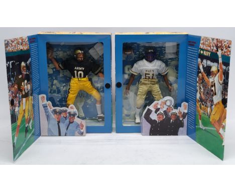 Hasbro/Kenner GI Joe Classic Collection pair to include (1) Army Football Quarterback; (2) Navy Football Linebacker, both are