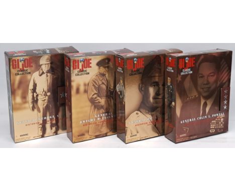 Hasbro/Kenner GI Joe Classic Collection group to include (1) #81403 General George S. Patton; (2) #81404 General Dwight D. Ei