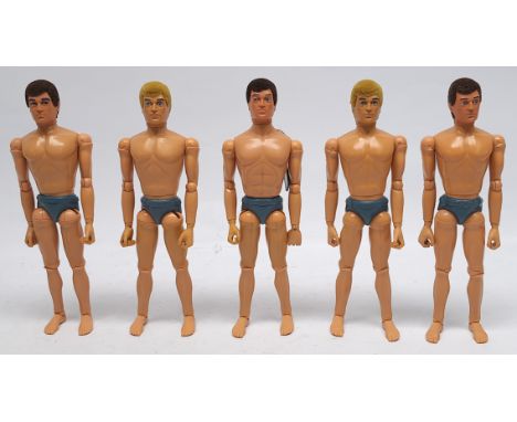 Palitoy Action Man vintage flock hair, dynamic body eagle-eyed figures/loose/undressed, includes 1 Talking Commander Figure (