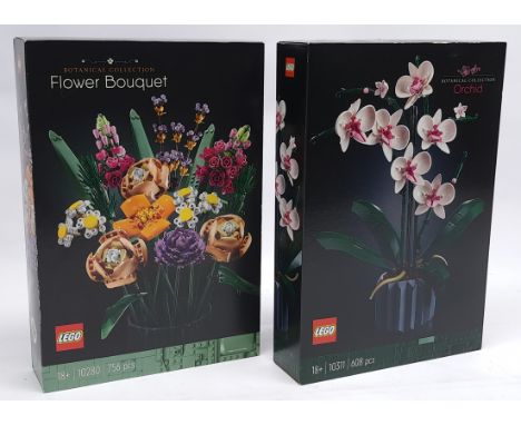 Lego (Sealed) Botanical pair to include (1) #10280 Flower Bouquet; (2) #10311 Orchid, both are within Good Plus to Excellent 