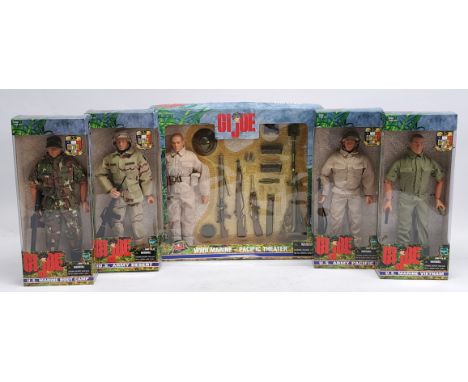 Hasbro (Sealed) GI Joe 35 Years Celebration group to include (1) #57605 U.S. Marine Boot Camp; (2) #57606 U.S. Army Pacific; 