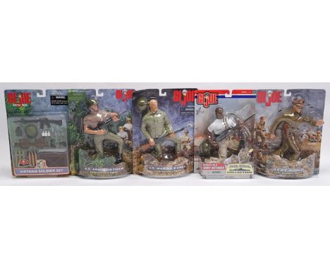 Hasbro (Sealed) GI Joe group to include (1) #81502 U.S.A.F. Korea; (2) #81504 U.S. Army Vietnam; (3) #81507 U.S. Marine Korea