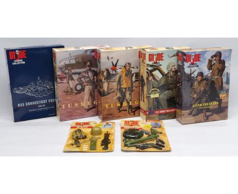Hasbro/Kenner GI Joe Classic Collection group to include (1) #81379 GI Jane - U.S. Army Helicopter Pilot; (2) #81393 Tuskegee
