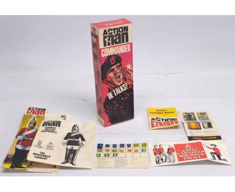 Palitoy Action Man vintage EMPTY #34009 Talking Commander box (no contents). Condition is Fair to Good (some discolour, scuff