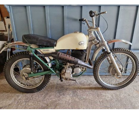 Motorcycle- Greeves Challenger 250cc trials/ moto cross motorcycle Reg. no. JKH793D- (c.1966)  Engine number GC754 SP3 20/66.