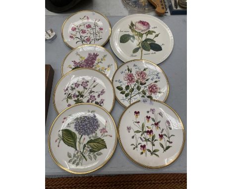 A COLLECTION  CERAMICS TO INCLEDE SIX SPODE PLATES "WILD FLOWERS VIOLA" DESIGN 