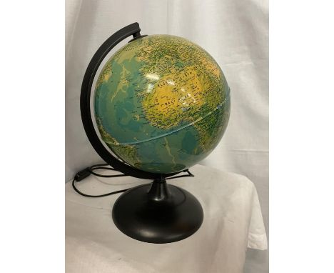 AN ELECTRIC LIGHT UP GLOBE 