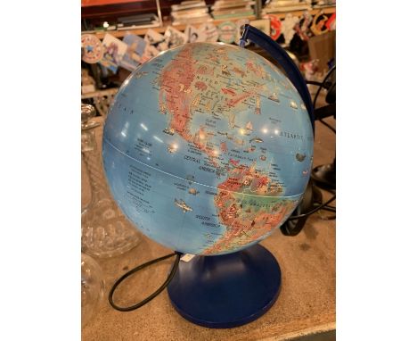 A LIGHT UP GLOBE 