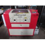 A LAZERSCRIPT HPC6840 LSCT Lazer Engraving Machine,