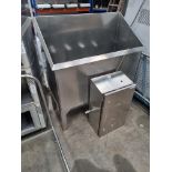 STAINLESS STEEL BOOT CLEANING TANK