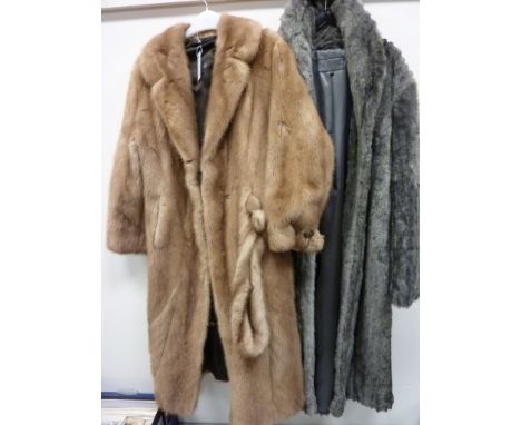 Vintage Clothing - fur coat and a faux fur coat 