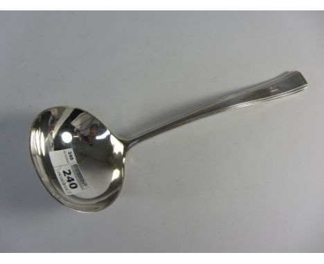 Art Deco silver ladle by Harrison Bros & Howson Sheffield 1947 23cm 6.1oz