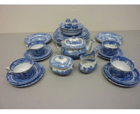 Spode 'Italian' dinner and tea service - four place settings