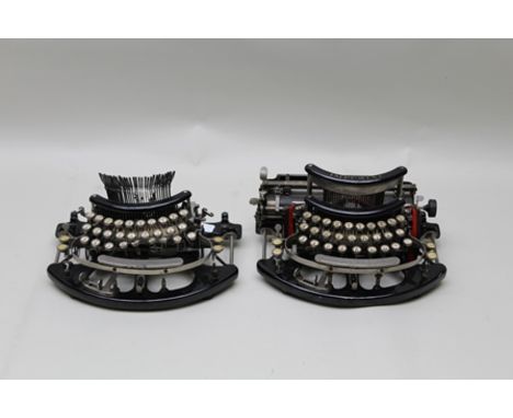 AN EARLY 20TH CENTURY "IMPERIAL" MANUAL TYPEWRITER, together with ANOTHER (for spares and repairs) 