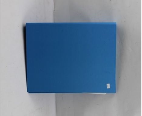 A LIGHT BLUE STAMP ALBUM with collection of GB mint 2005 and 2006 stamps 