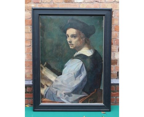 A 20TH CENTURY COPY OF AN OLD MASTER PORTRAIT, Oil on canvas 106 x 74cm, framed 