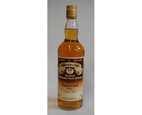 Imperial Distillery Connoisseurs Choice 17 year old Scotch Highland Malt Whisky, distilled 1970, 75cl, 40%, one bottle (cap s