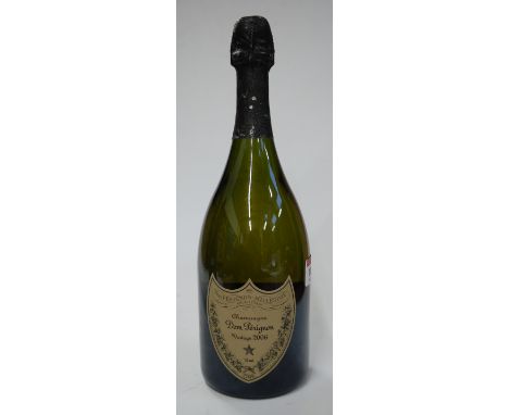 Dom Perignon, 2006 vintage Brut champagne, one bottle