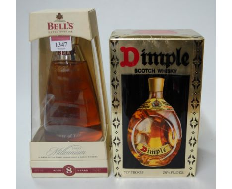 Bell's Extra Special 2000 Millennium aged 8 years Scotch Whisky, 70cl, 40%, one bottle in window carton; and Haig's Dimple Sc