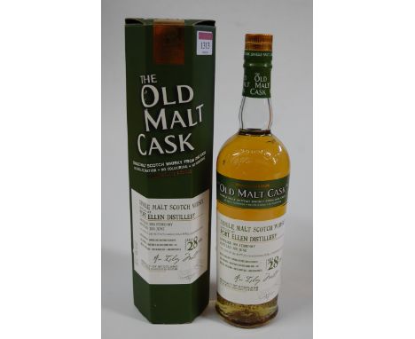 Port Ellen Distillery aged 28 years single malt Scotch Whisky, from the Old Malt Cask Collection, distilled February 1983 and