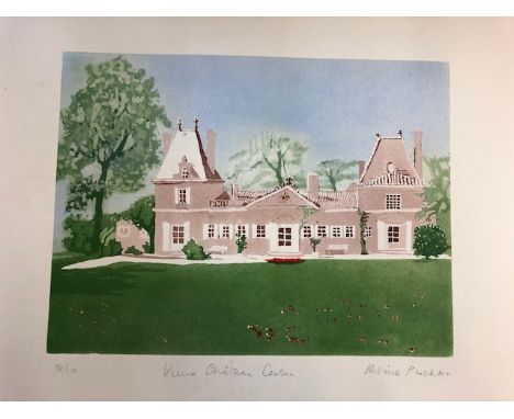 Patrick Proctor - Vieux Château Certan, lithograph, signed, titled and numbered 94/150 in pencil to the margin, unframed, 41 