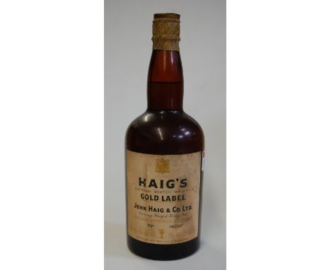 Haig's Gold Label blended Scotch Whisky, circa 1950s, with spring cap, 70° proof, one bottle