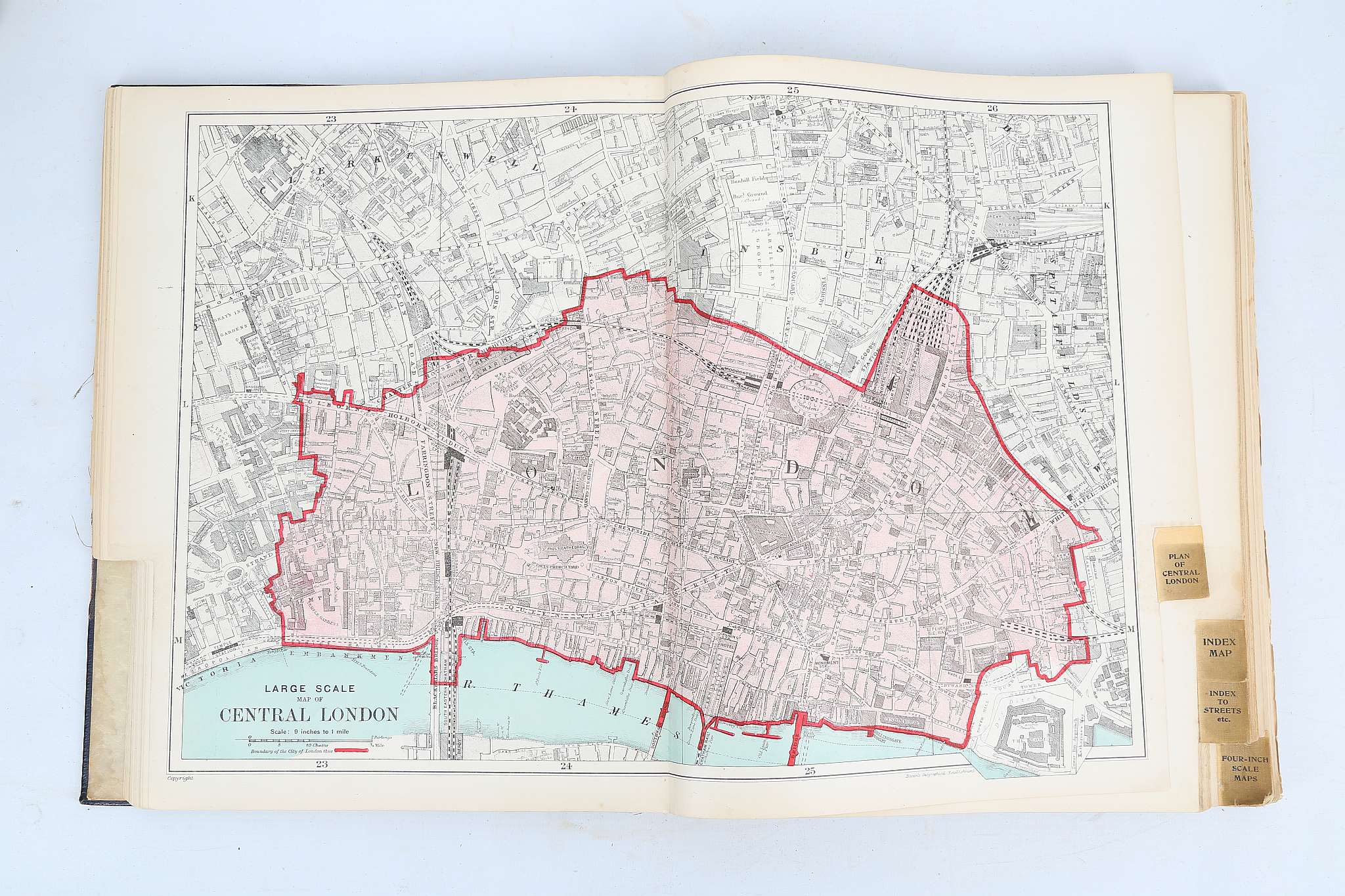 Bacon's Large Scale Atlas of London and Suburbs (Revised Edition