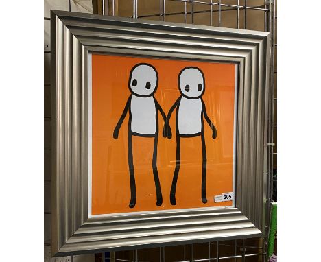STICK MAN STYLE PICTURE - 55 X 55 CMS APPROX