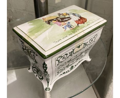 SCARCE ROYAL DOULTON HUNTLY &amp; PALMERS CERAMIC BISCUIT BOX