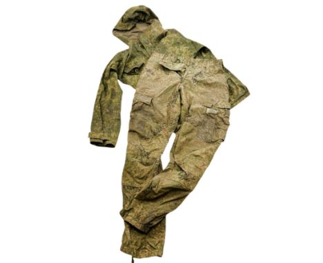 Windbreaker Jacket in "Digital Flora" Camouflage.Probably non-standard issue, purchased privately by the soldier – it lacks t