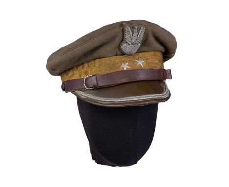 Garrison cap of a Second Lieutenant in the Polish People's Army. Size 56.Overall condition as shown in the pictures.