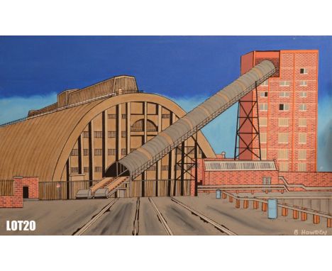 "Tate & Lyle" (100x60cm) by Bernie Howden – acrylic on canvas – 1 of 7 lots Bernie obtained his Fine Art Degree BA(Hons) at W