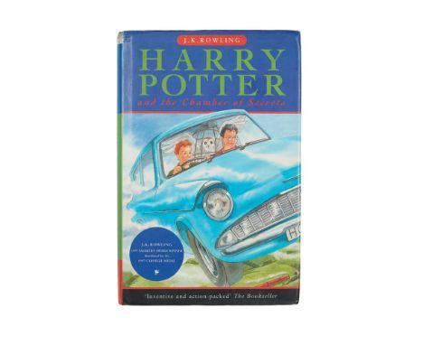 Rowling, J. K. (1965-) Harry Potter and the Chamber of Secrets, inscribed by the author London: Bloomsbury, 1998. First editi