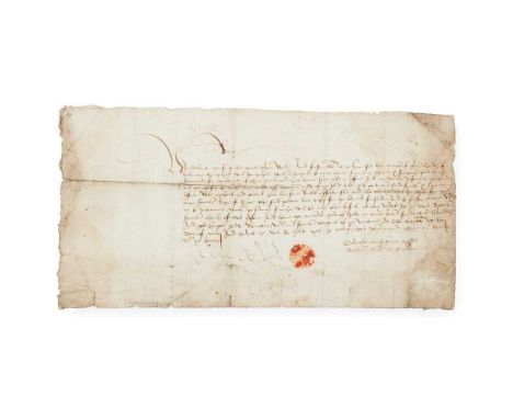 James IV, King of Scots (1473-1513) Letter signed to William Graham, future earl of Montrose, Edinburgh, 8th May [1500] Singl